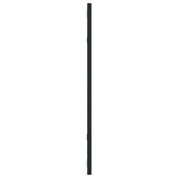 vidaXL Väggspegel svart 30x60 cm rektangulär järn art