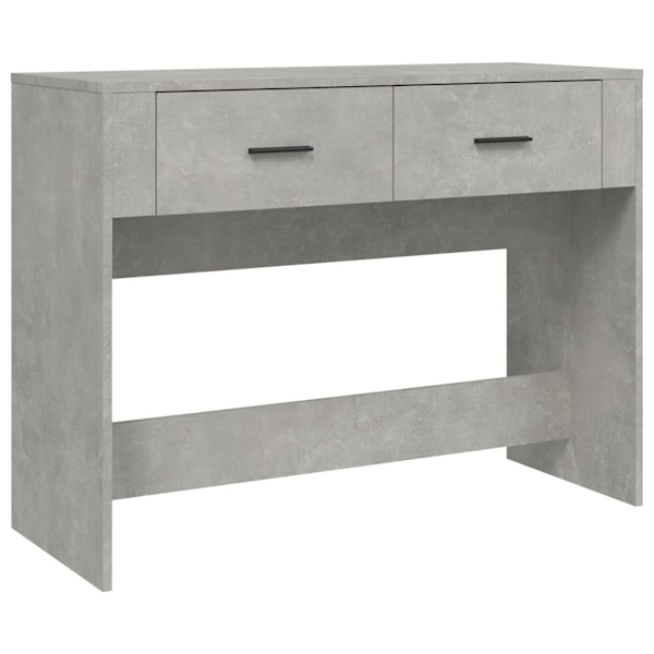 vidaXL Konsolbord betonggrå 100x39x75 cm konstruerat trä Grå