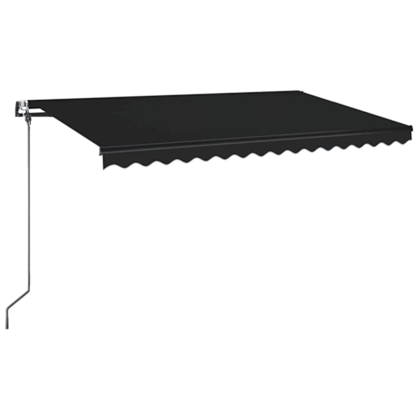vidaXL Automatisk markis 400x350 cm antracit Antracit