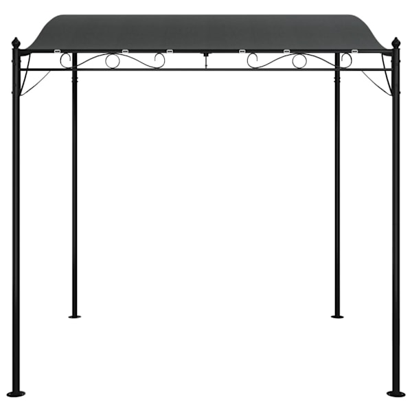 vidaXL Paviljong antracit 2x2,3 m 180 g/m² tyg och stål Antracit