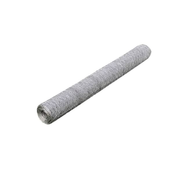 vidaXL Hönsnät galvaniserat stål 25x1 m silver Silver