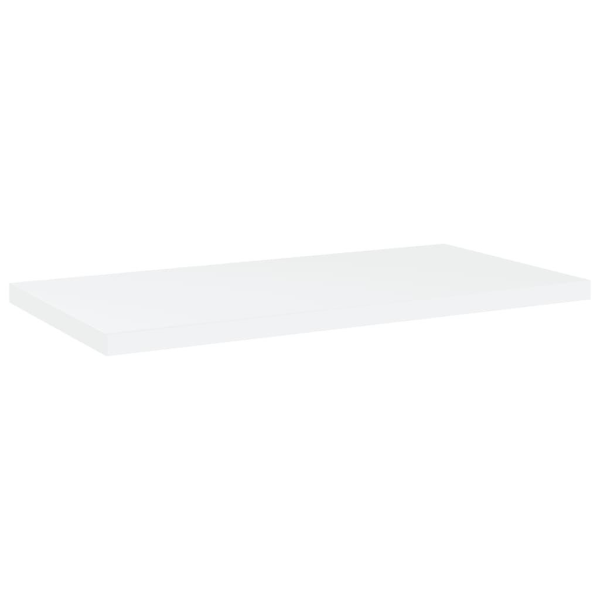 vidaXL Hyllplan 4 st vit 40x20x1,5 cm konstruerat trä Vit