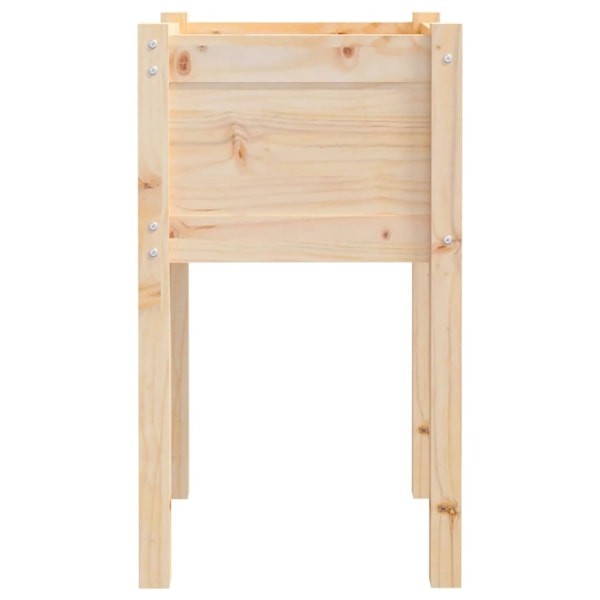 vidaXL Odlingslåda 40x40x70 cm massiv furu Brun