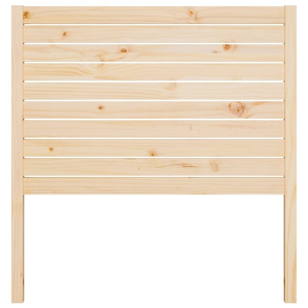 vidaXL Sänggavel 106x4x100 cm massiv furu Brun