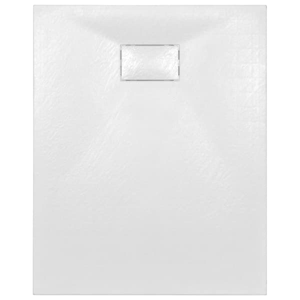 vidaXL Duschkar SMC vit 100x80 cm Vit