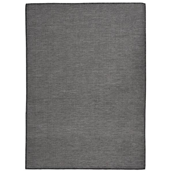 vidaXL Utomhusmatta plattvävd 200x280 cm grå Grå