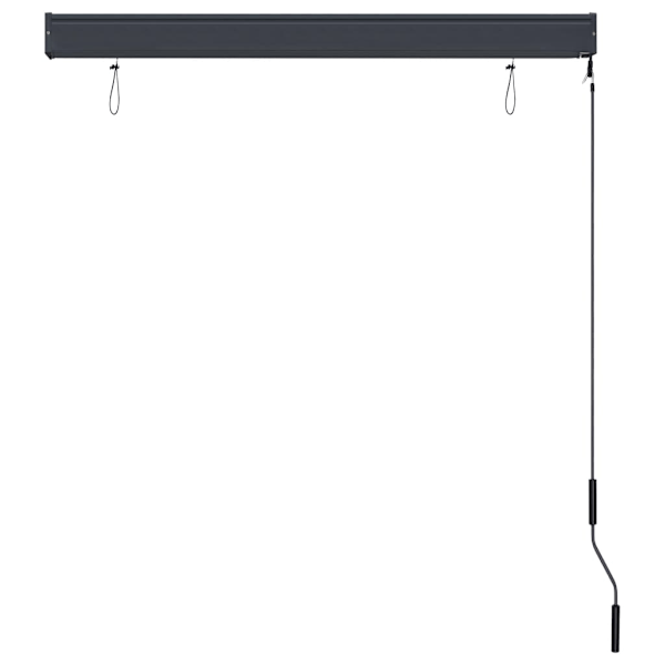 vidaXL Rullgardin utomhus 120x250 cm gul och blå multifärg