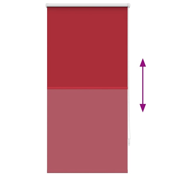 vidaXL Rullgardin mörkläggande 60x120 cm röd Röd