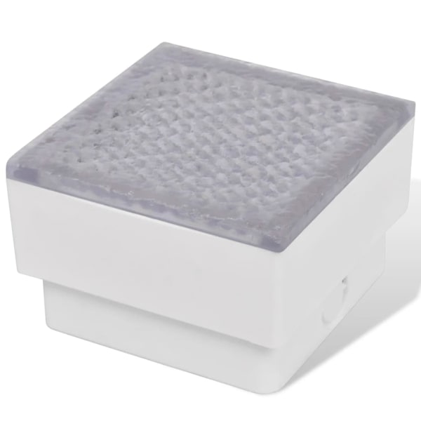vidaXL 2 Markbelysning LED 100 x 68 cm Vit