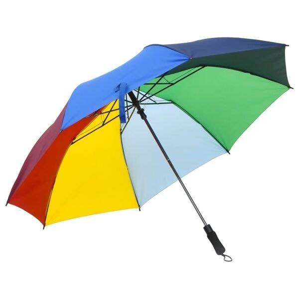 vidaXL Paraply automatisk hopfällbart flerfärgad 124 cm multifärg