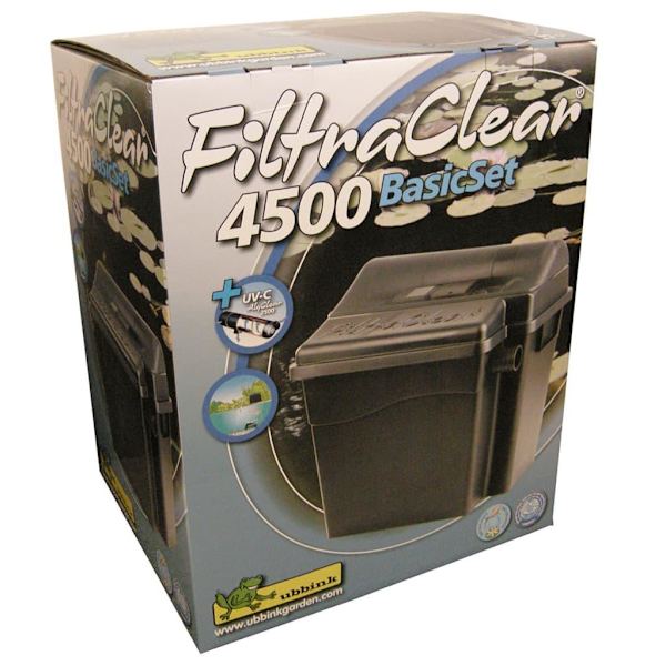 Ubbink Dammfilter FiltraClear 4500 BasicSet 1355160 Svart