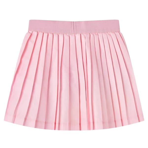 vidaXL Plisserad kjol för barn ljusrosa 140 Rosa