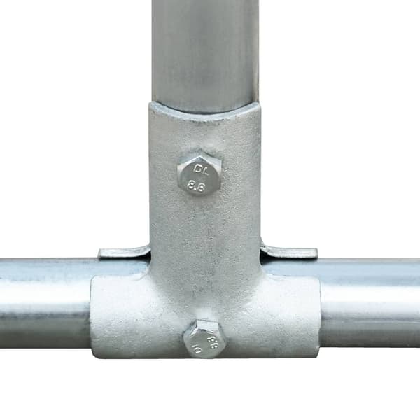 vidaXL Hönsbur 6x2x2 m galvaniserat stål Silver