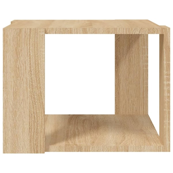 vidaXL Soffbord sonoma-ek 40x40x30 cm konstruerat trä Brun