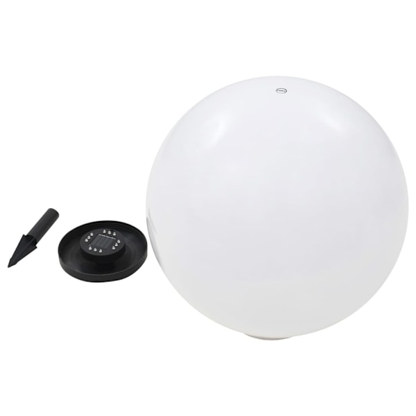 vidaXL Sollampa LED sfärisk 50 cm RGB Vit