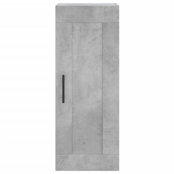 vidaXL Högskåp betonggrå 34,5x34x180 cm konstruerat trä Grå