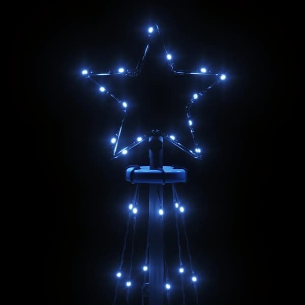 vidaXL Julgranskon blå 108 LEDs 70x180 cm Blå