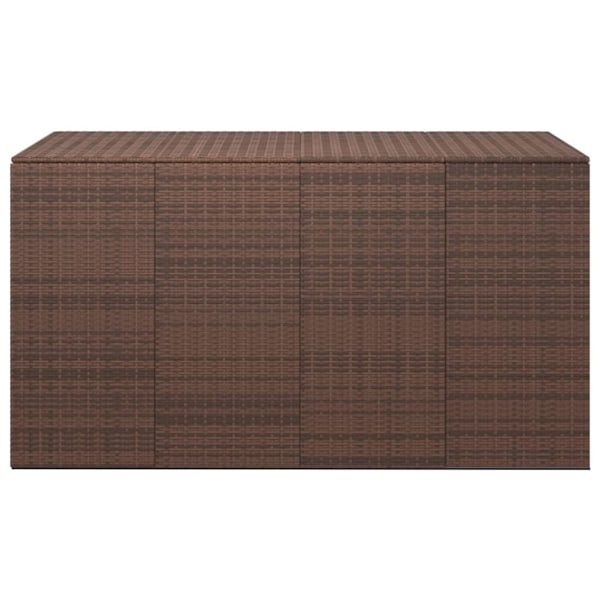 vidaXL Dynbox PE-rotting 194x100x103 cm brun Brun