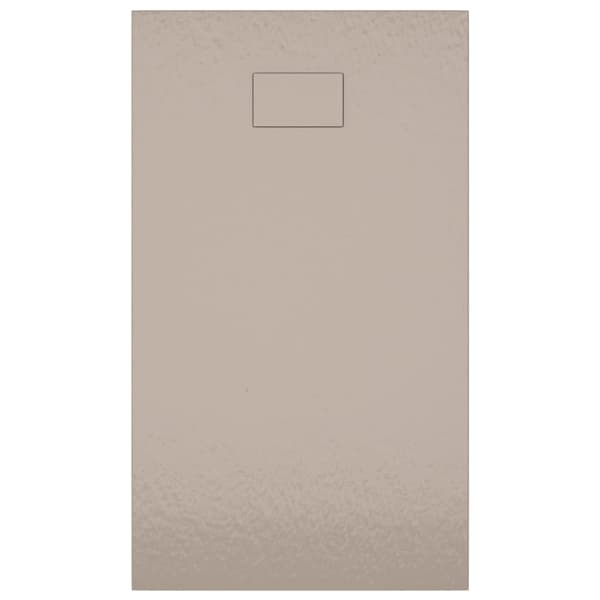 vidaXL Duschkar SMC brun 120x70 cm Brun