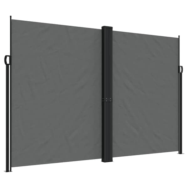 vidaXL Infällbar sidomarkis antracit 220x1000 cm Antracit