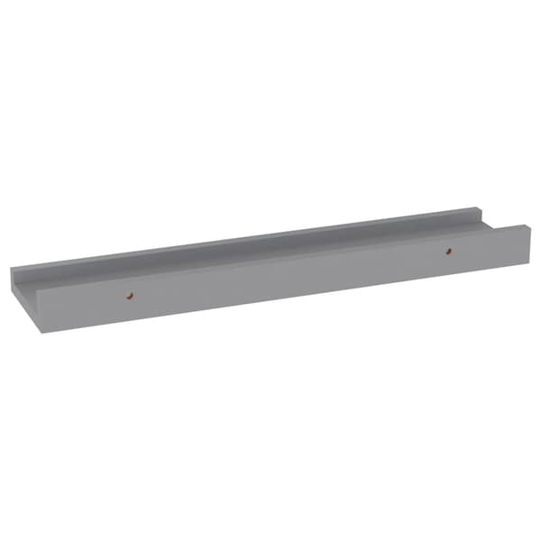 vidaXL Vägghyllor 4 st grå 40x9x3 cm grå