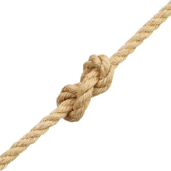 vidaXL Rep 100% sisal 14 mm 100 m Brun