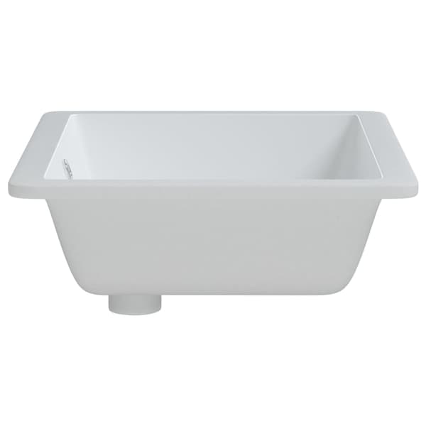 vidaXL Handfat vit 55,5x40x18,5 cm rektangulär keramik Vit