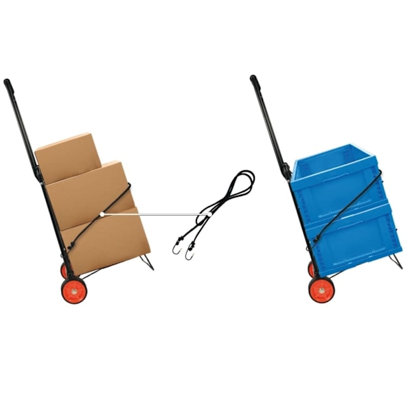 ProPlus Hopfällbar lastkärra Basic 30kg Svart