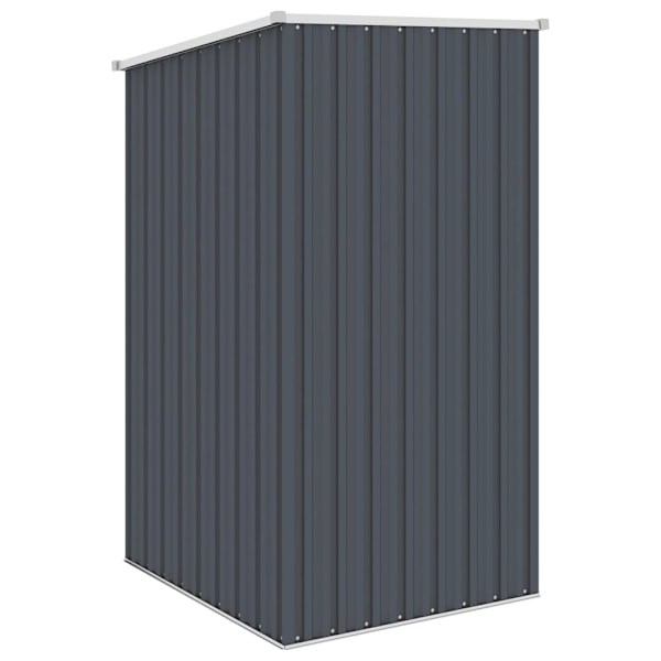 vidaXL Trädgårdsskjul antracit 87x98x159 cm galvaniserat stål Antracit