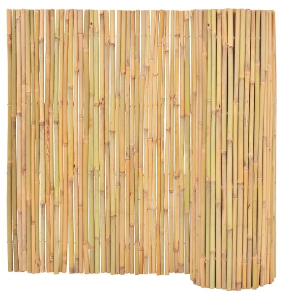 vidaXL Staket bambu 300x100 cm Brun
