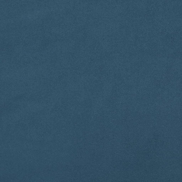 vidaXL Ramsäng mörkblå 200x200 cm sammet Blå