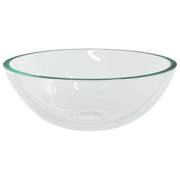 vidaXL Handfat glas 50x37x14 cm transparent Transparent