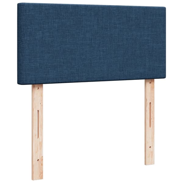 vidaXL Ramsäng med madrass blå 100x200 cm tyg Blå