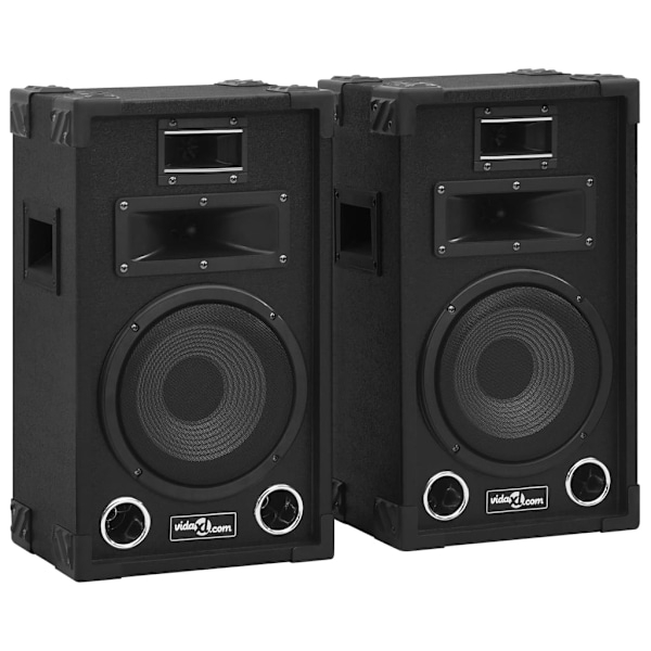 vidaXL Passiva PA-högtalare 2 st 800 W svart Svart
