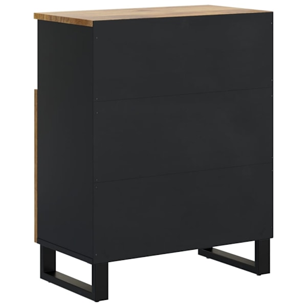 vidaXL Skänk med 2 dörrar 60x33x75 cm massivt mangoträ Brun