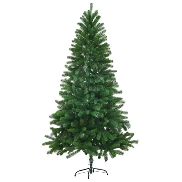 vidaXL Plastgran verklighetstrogna barr 150 cm grön Grön