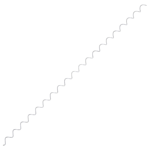 vidaXL Spiraler till gabion 24 st galvaniserat stål 100 cm Silver
