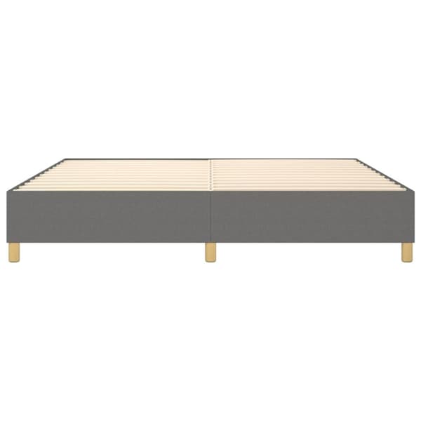 vidaXL Ramsäng mörkgrå 200x200 cm tyg Grå