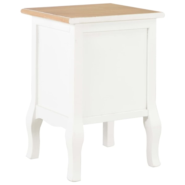 vidaXL Nattduksbord 2 st vit 35x30x49 cm MDF Vit