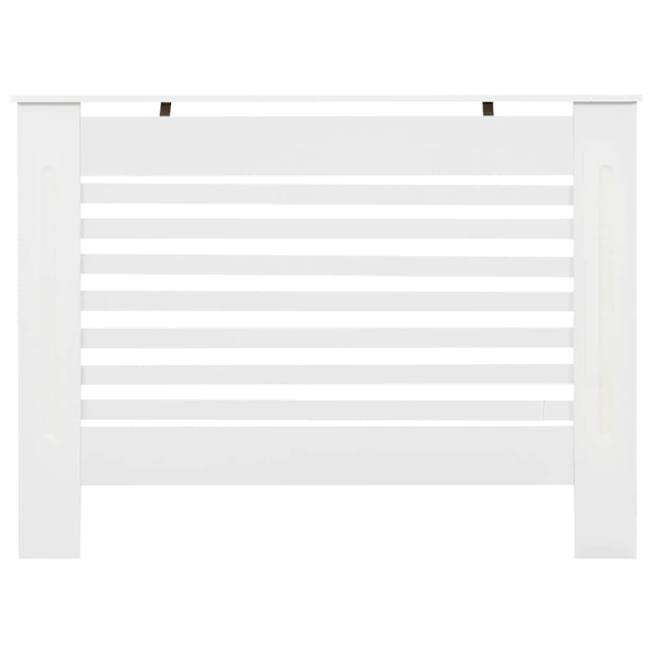 vidaXL Elementskydd vit 112x19x81,5 cm MDF Vit