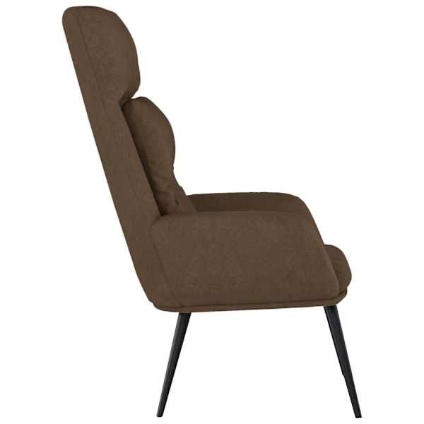 vidaXL Vilstol brun konstmocka Brun