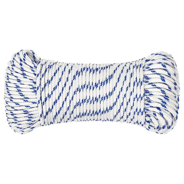 vidaXL Båtlina vit 4 mm 25 m polypropylen Vit