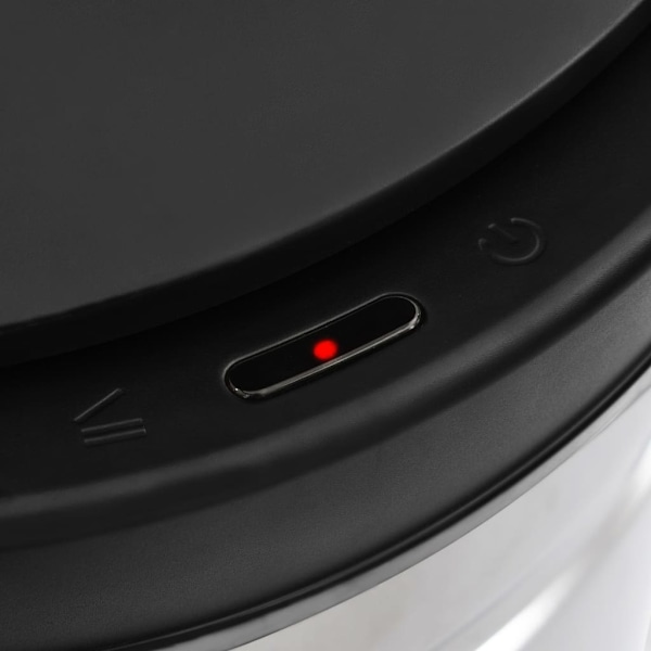 vidaXL Soptunna med automatisk sensor 60 L rostfritt stål Silver