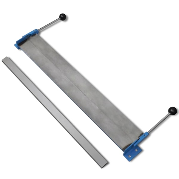 vidaXL Manuellt styrd falsmaskin för metallplåt 760 mm