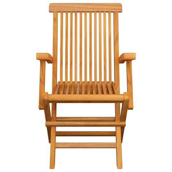 vidaXL Trädgårdsstolar med gråa dynor 6 st massiv teak grå