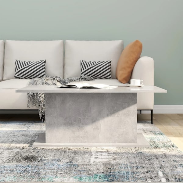 vidaXL Soffbord betonggrå 102x55,5x40 cm konstruerat trä grå