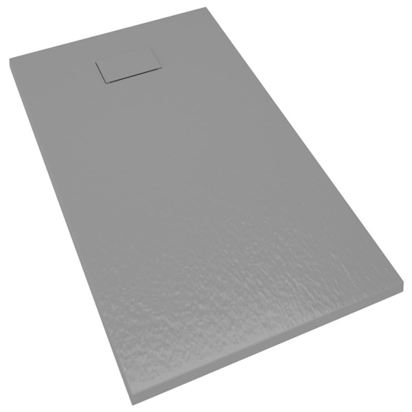 vidaXL Duschkar SMC grå 120x70 cm grå