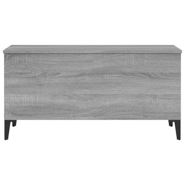 vidaXL Soffbord grå sonoma 90x44,5x45 cm konstruerat trä Grå