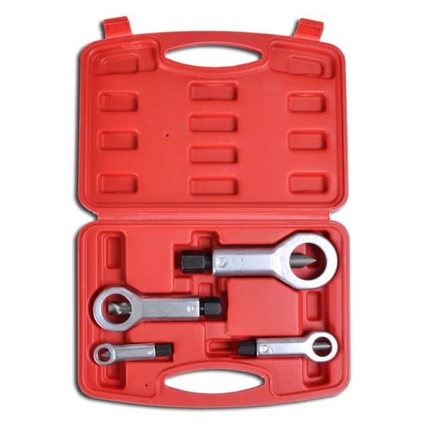 vidaXL Mutterspräckare 4-pack 9-27 mm Vit