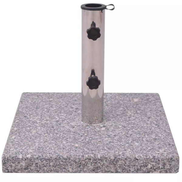 vidaXL Fot till parasoll 20kg Granit grå